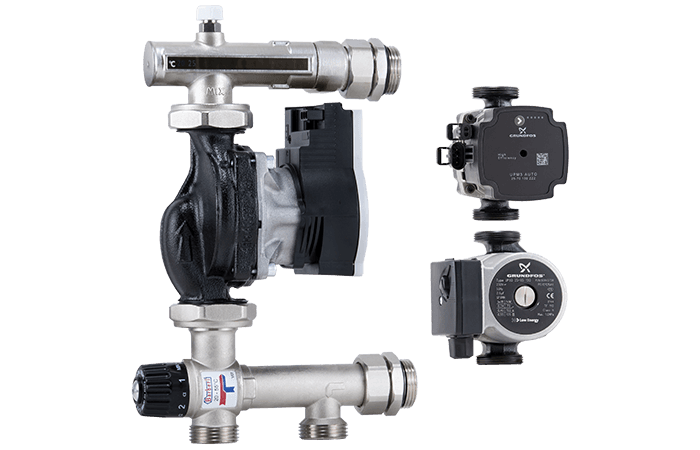 Barberi 27B.N Pump Thermostatic Mixing Unit for Underfloor Heating
